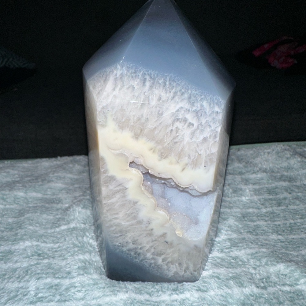 Druzy Agate Tower